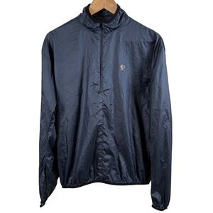 Pearl‎ Izumi Men's M Blue Ultra-Lightweight Half-Zip Windbreaker Cycling Jacket